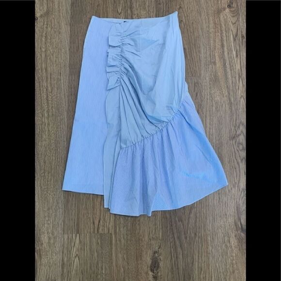 Trouvé Mixed Stripe Poplin A-Line Skirt size S - Picture 3 of 5